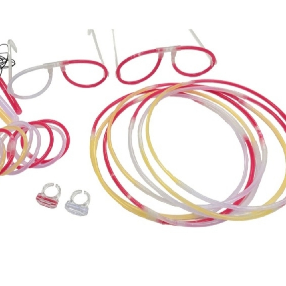 Americana Colorful Glow Stick Party Set qty 100 NWT - Picture 3 of 9